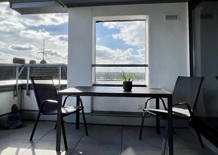 Piso Superior - Exklusives An Der Promenade Mit Rheinsicht & Loggia 公寓 艾默里奇